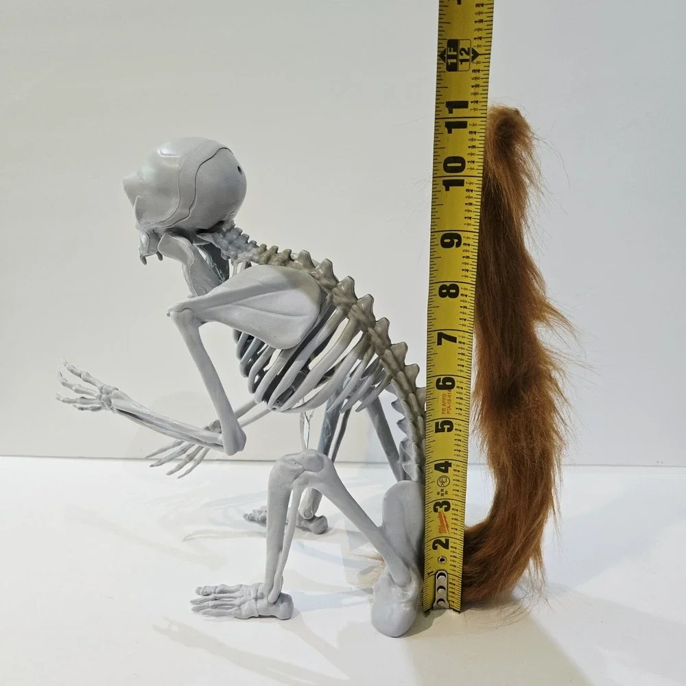 Ashland Halloween Monkey Skeleton Faux Fur Tail Decor Decoration NEW